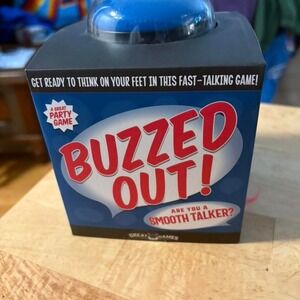 Buzzed Out Great Games Fast Talking Party Word Game with Electronic Buzzer